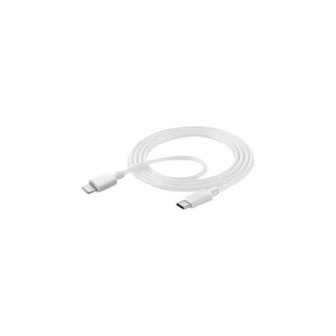 Cellularline usb-c to lightning cable 2m white netistä edullisesti   Verkkokauppa