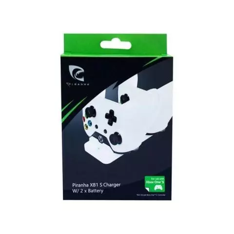 Piranha Xbox One S USB-latausasema (valkoinen) Xbox One netistä edullisesti   Verkkokauppa