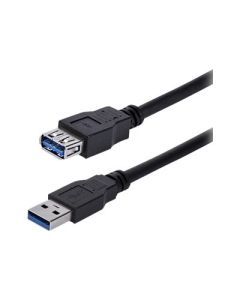 Startech.com 1m black superspeed usb 3.0 extension cable a to a - m/f