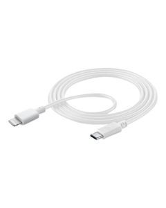 Cellularline usb-c to lightning cable 2m - white