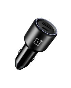 OnePlus SuperVOOC 80 W Autolaturi USB-C + USB-A, Musta