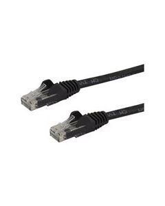 Startech.com 3 m black snagless cat6 utp patch cable - etl verified