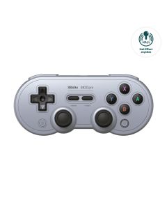 8BitDo SN30 Pro Bluetooth Ohjain Hall Effect Edition Harmaa