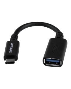 Startech.com usb-c to usb-a adapter cable - m/f - 6in - usb 3.0