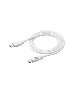 Cellularline usb-c to lightning cable 120cm - white