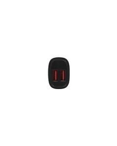 Startech.com dual-port usb car charger - 24w/4.8a - black