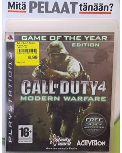 Call of Duty 4 Modern Warfare PS3 (Käytetty)