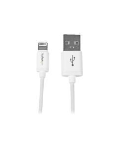 Startech.com 1m 3ft white apple 8-pin lightning connector to usb cable for iphone / ipod / ipad