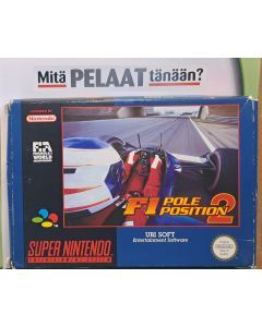 F1 Pole position 2 (CIB) (EU) SNES (Käytetty)