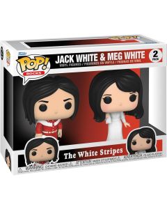 Funko Pop! 2-Pack Rocks: The White Stripes - Jack White & Meg White Vinyl Figures