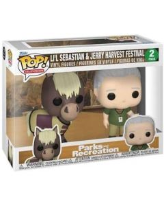 Funko Pop! 2-Pack Television: Parks and Recreation - Li'l Sebastian & Jerry Harvest Festival (Special Edition) Vinyl Figures