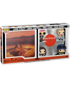 Funko Pop! Albums Deluxe: Alice in Chains - Layne Staley, Jerry Cantrell, Mike Starr, Sean Kinney (Dirt) #31 Vinyl Figures