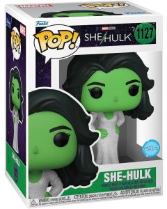 Funko Pop! Marvel: She-Hulk - She-Hulk (Glitter) #1127 Bobble-Head Vinyl Figure