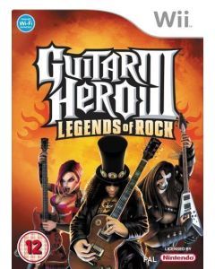 Guitar Hero 3: Legends of Rock (Pelkkä peli) Wii (Käytetty)