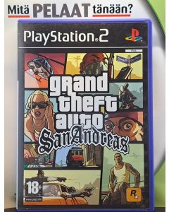 GTA Grand Theft Auto: San Andreas PS2 (Käytetty)