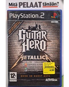 Guitar Hero Metallica (pelkkä peli) PS2 (Käytetty)