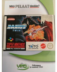 Darius Twin (CIB) (EU) SNES (Käytetty)