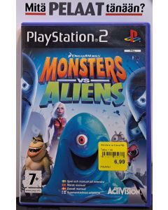 Monsters vs Aliens PS2 (Käytetty)