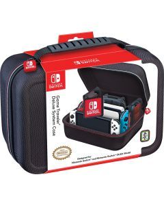 Nintendo Switch Kuljetuslaukku Complete System Deluxe Travel Case Musta (NNS61) OLED ja Normaali