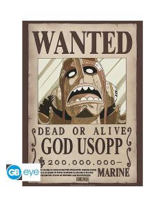 Abysse One Piece - Wanted God Usopp Poster Chibi (52x38cm) (GBYDCO232)