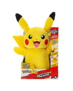 Pokemon Pikachu Electric Charge Pehmolelu Toiminnoilla 34 cm