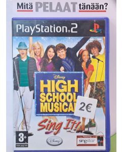 Disney - Sing it High School Musical 3 PS2 (Käytetty)