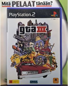 GTA Grand Theft Auto III PS2 (Käytetty)