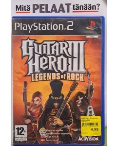 Guitar Hero 3: Legends of Rock PS2 (Käytetty)