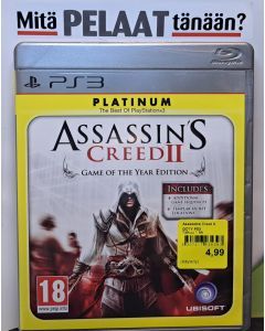 Assassins Creed II GOTY PS3 (Käytetty)