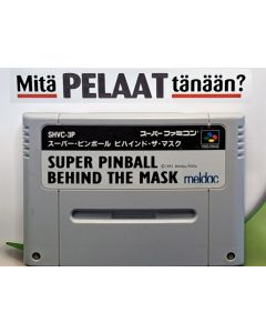 Super Pinball - Behind the Mask (L) (JPN) SNES (Käytetty)