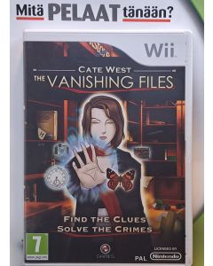 Cate West: The Vanishing Files WII (Käytetty)