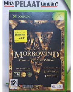 Elder Scrolls III: Morrowind GOTY  (CIB) Xbox (Käytetty)