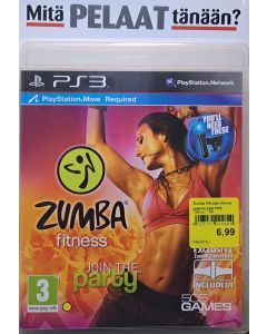 Zumba Fitness (Move) (pelkkä peli) PS3 (Käytetty)