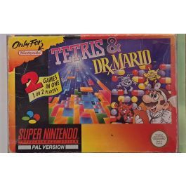 Tetris & Dr Mario (CIB) SNES netistä edullisesti  Verkkokauppa