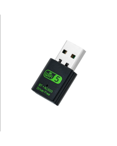 2 In 1 AC600Mbs USB Wifi Bluetooth 5.0 Langaton Adapteri PC:lle (WB-602)