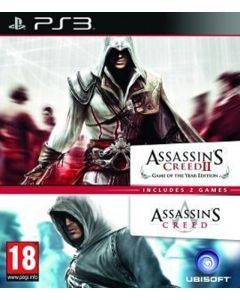 Assassins Creed 1 & 2-tuplapaketti PS3