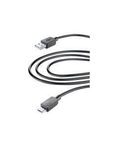 Cellularline usb to microusb cable 3m - black