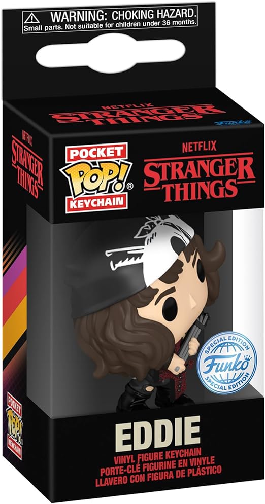 Funko Pocket Pop!: Netflix Stranger Things - Eddie Vinyl Figure Keychain