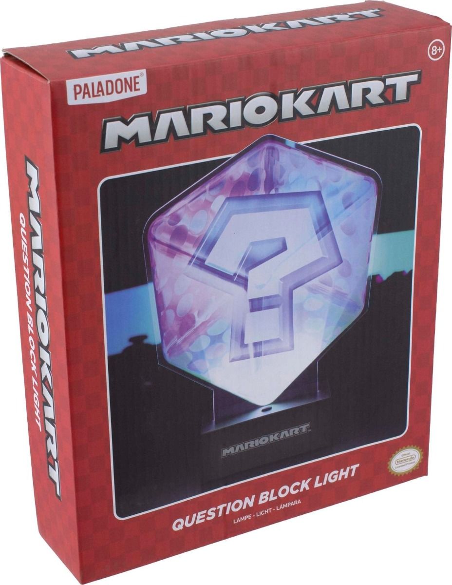 Mario Kart Akryylinen Question Block Light Valaisin